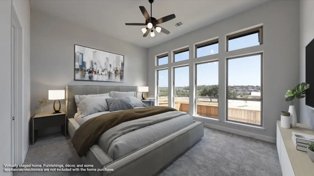 Representative furnished interior of a home built from the 3069W by Perry Homes in Briarley, Montgomery (Image 5).