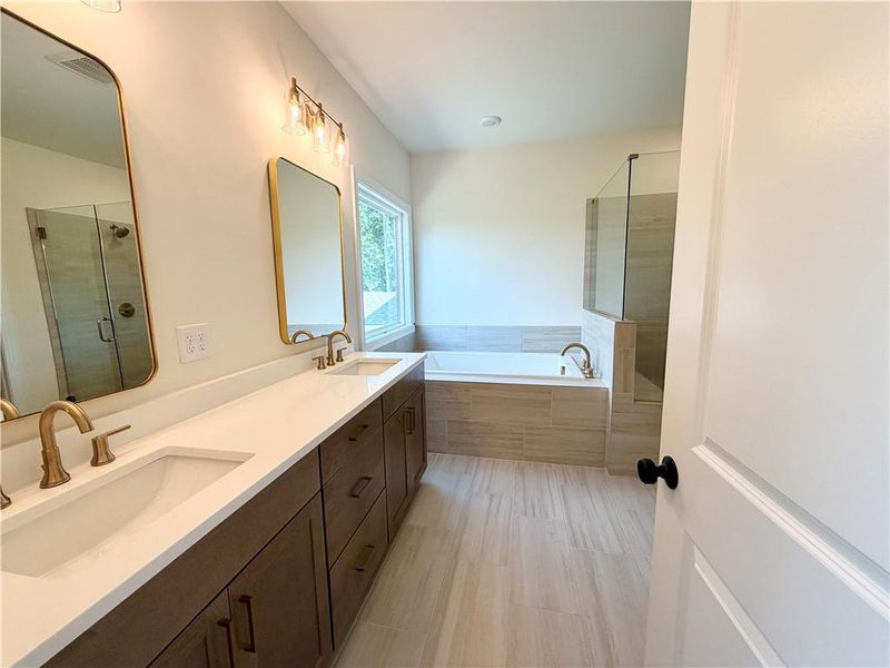 Furnished interior view inside a new home in Palisades Single Family, Cumming (Image 6).