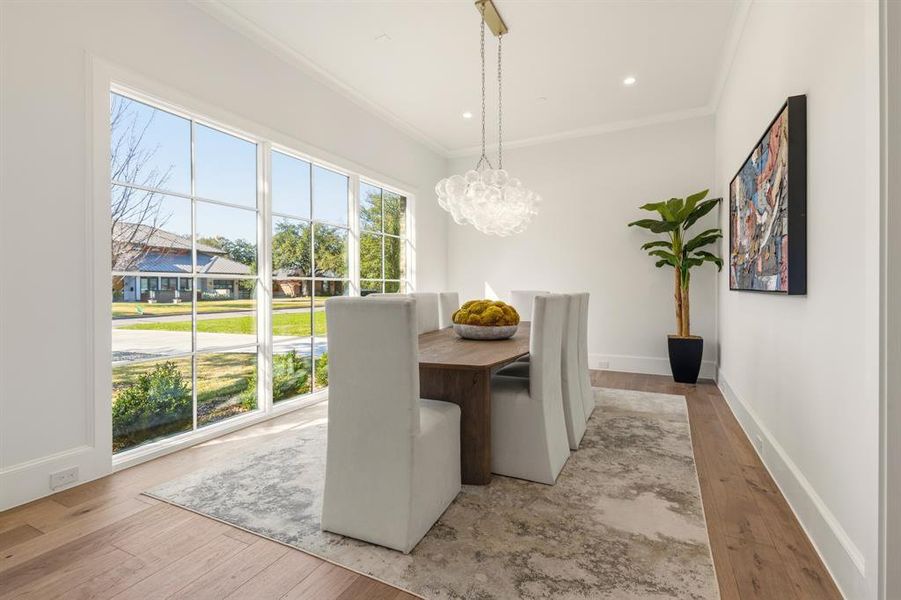 Furnished interior view inside a new home in , Dallas (Image 17).