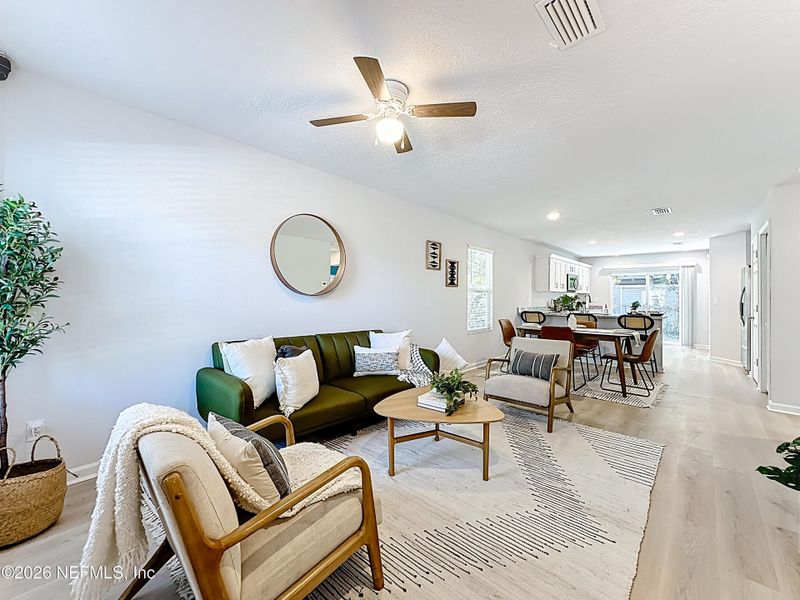 Furnished interior view inside a new home in , Jacksonville (Image 3).