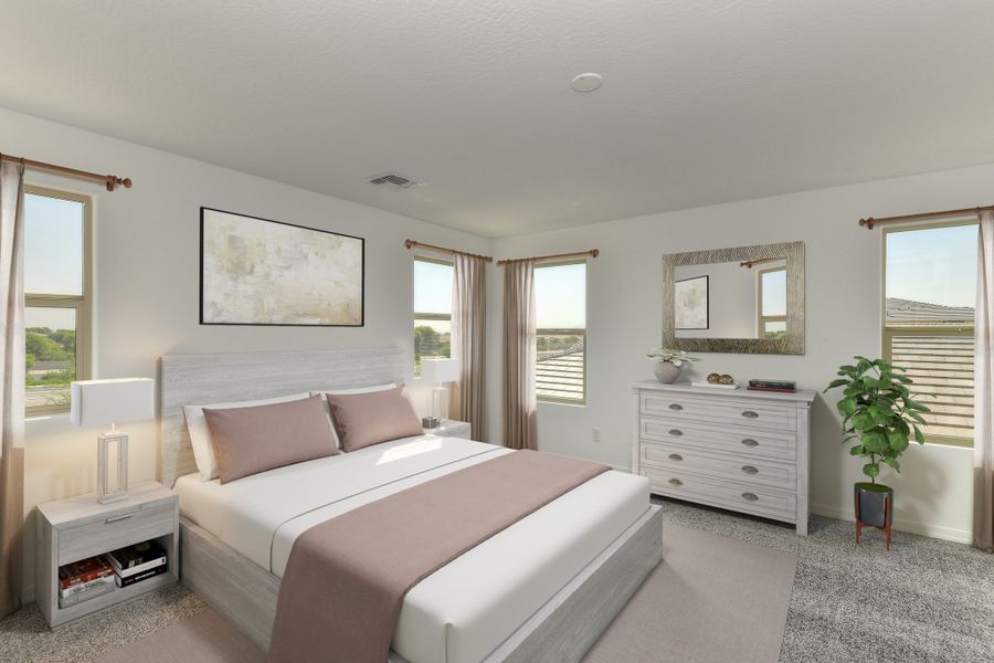 Representative furnished interior of a home built from the Plan by Beazer Homes in Highpointe at Northpointe, Peoria (Image 5).