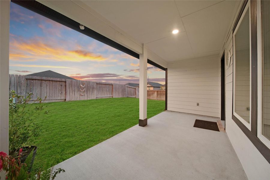 Exterior details and patio area of a home in Sorrento, Richmond (Image 29).