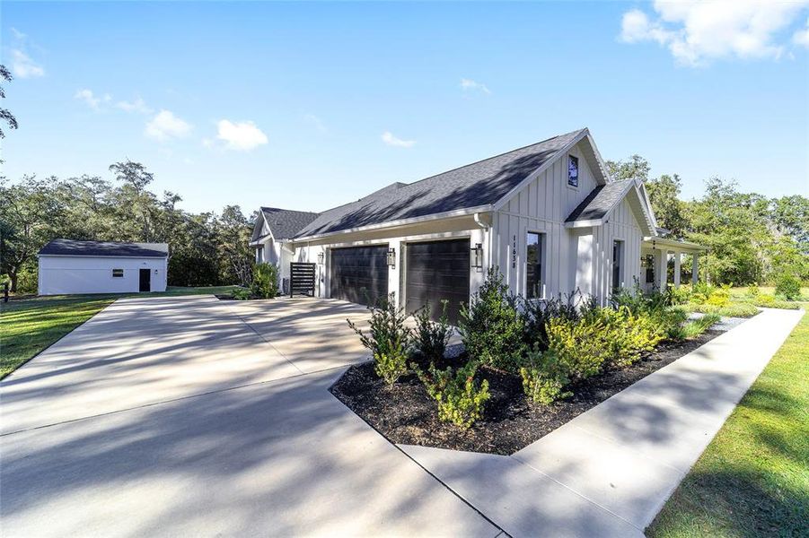 Front exterior of a new home in , Belleview, FL, highlighting curb appeal (Image 24).