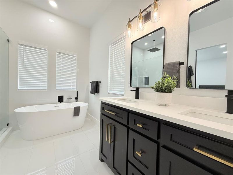 Furnished interior view inside a new home in , Dallas (Image 12). Furnished interior view inside a new home in , Dallas (Image 12).