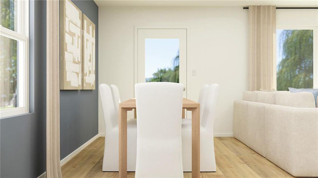 Furnished interior view inside a new home in , Davenport (Image 7).