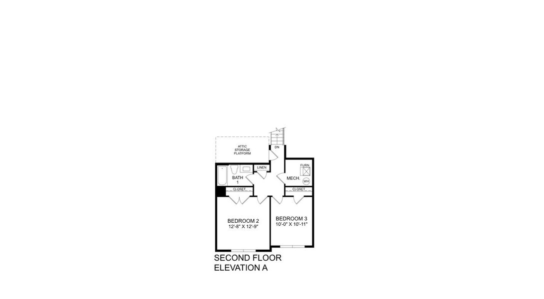 2D floor plan layout of this home in Course Club at Prince Creek, Murrells Inlet, SC (Image 4).