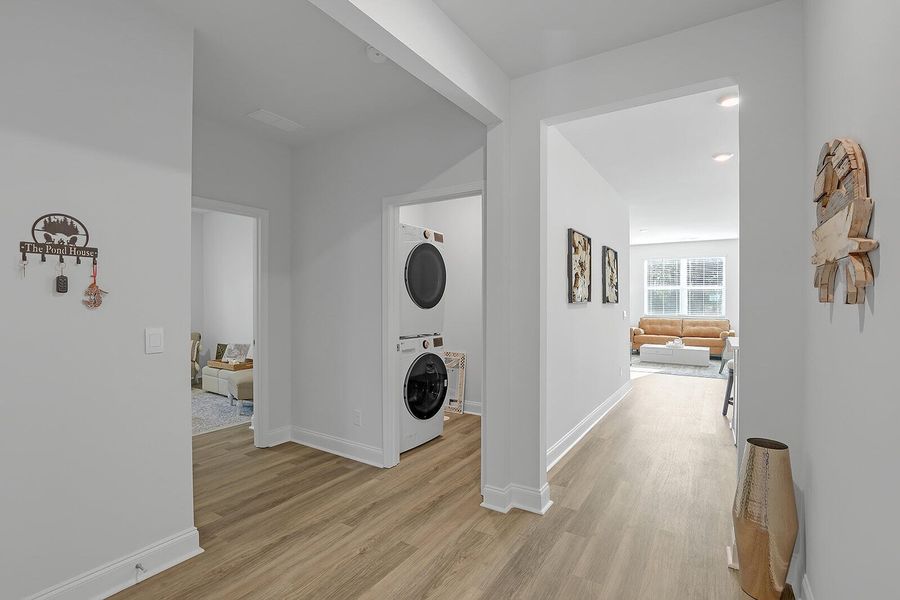 Furnished interior view inside a new home in Rivers Reach, Yemassee (Image 35). Furnished interior view inside a new home in Rivers Reach, Yemassee (Image 35).