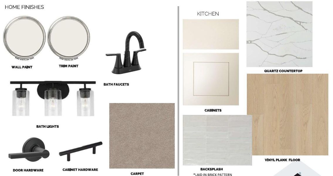 Sample of building materials used in homes in Edgewood, Leander (Image 4).