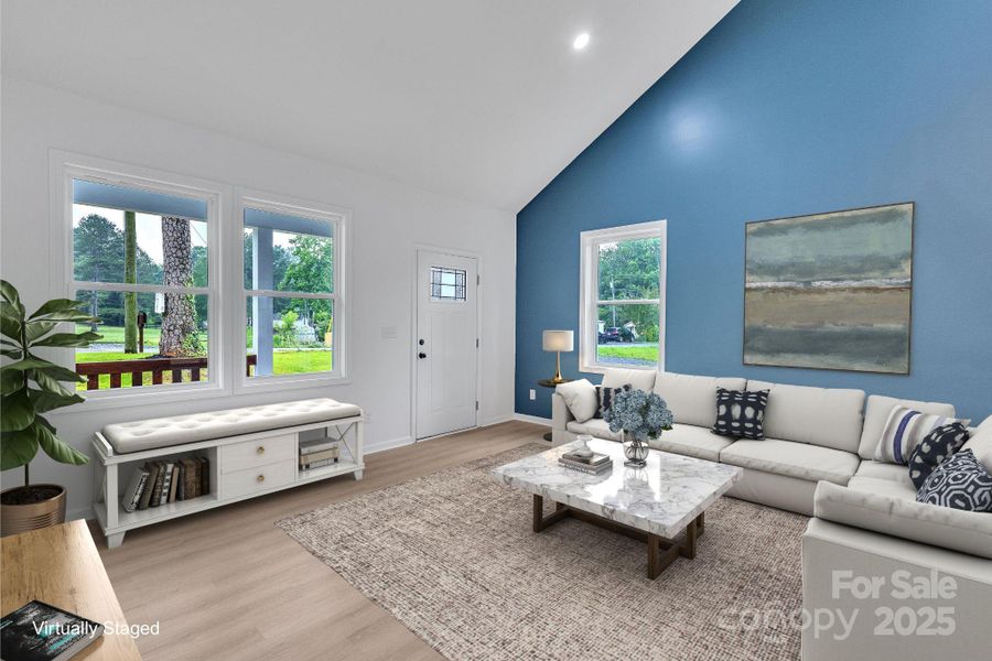 Furnished interior view inside a new home in , Cherryville (Image 4).