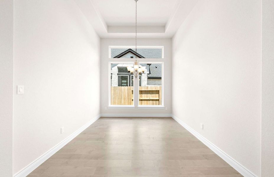 Representative unfurnished interior of a home built from the 2855AU by Ravenna Homes in Audubon 60′, Magnolia (Image 31).