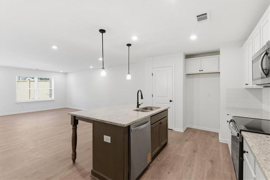 Furnished interior view inside a new home in Silver Leaf, Dawsonville (Image 11).