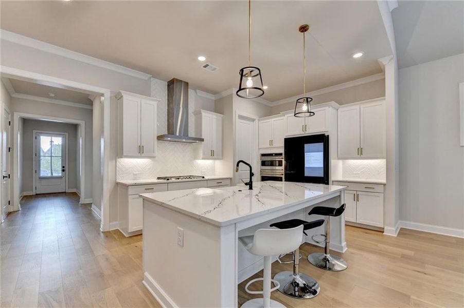 Furnished interior view inside a new home in Ellington Townhomes, Suwanee (Image 42).