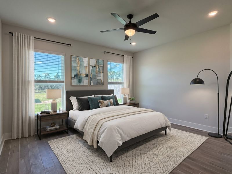 Furnished interior view inside a new home in Natureview, Freeport (Image 8).
