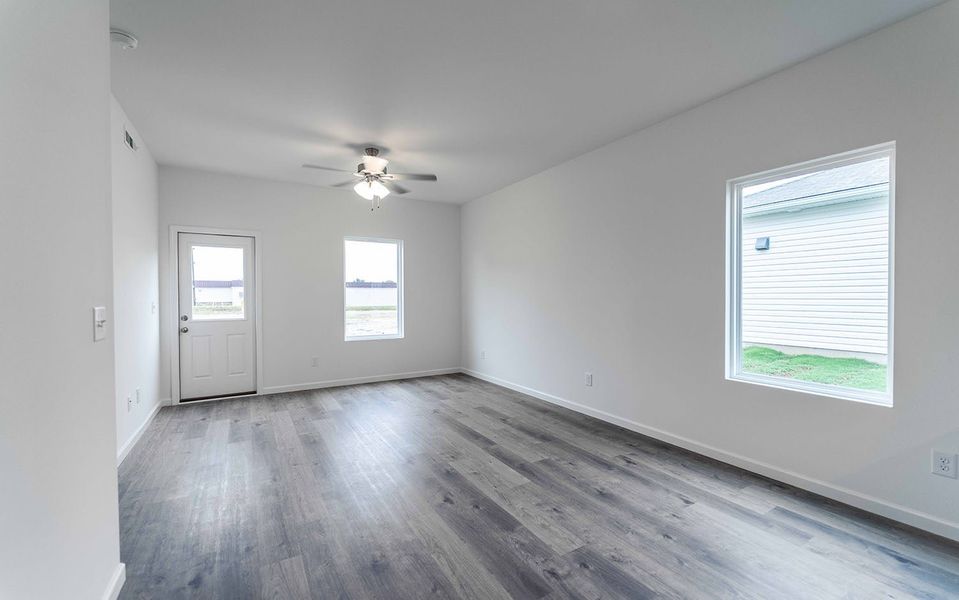 Spacious, unfurnished interior of a new home in Stonehenge, Manchester (Image 20). Spacious, unfurnished interior of a new home in Stonehenge, Manchester (Image 20).