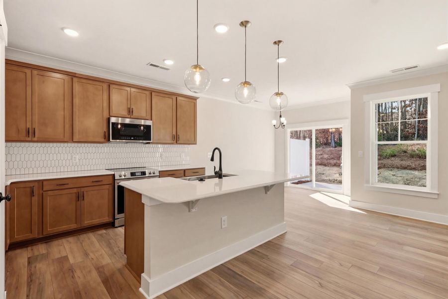 Furnished interior view inside a new home in Harbor Crossing, Greensboro (Image 7).