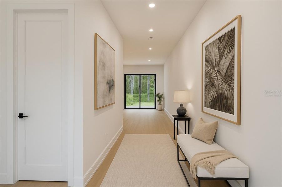 Furnished interior view inside a new home in , Tampa (Image 7). Furnished interior view inside a new home in , Tampa (Image 7).