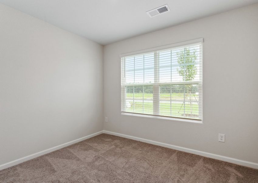 Each bedroom has a window