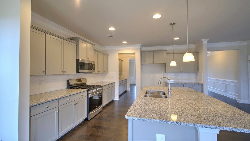 Furnished interior view inside a new home in Reserve at Tap Root Farms, Fletcher (Image 8).