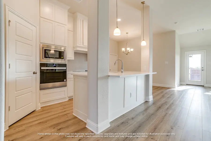 Furnished interior view inside a new home in The Oasis, Waxahachie (Image 3).