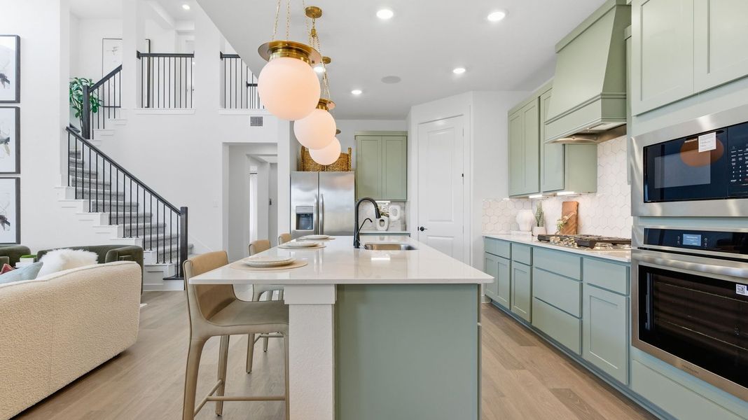 Furnished interior view inside a new home in Alexander, Pearland (Image 6).