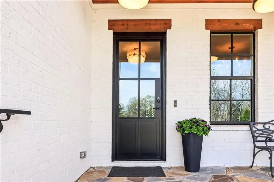 Exterior details and patio area of a home in , Roswell (Image 26). Exterior details and patio area of a home in , Roswell (Image 26).