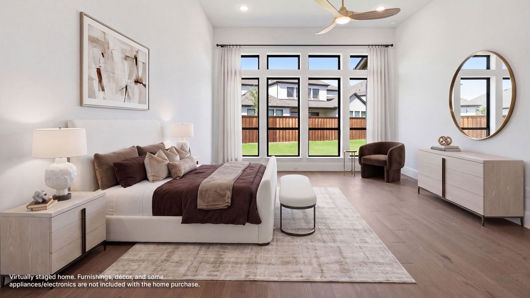 Furnished interior view inside a new home in Star Trail, Prosper (Image 10).