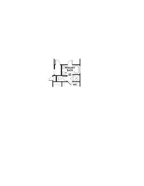 2D floor plan layout for the Sequoia by Impression Homes in Creekside Ranch, Blue Ridge, TX (Image 11).