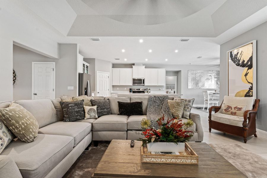 Furnished interior view inside a new home in Grande Hammock, Vero Beach (Image 17). Furnished interior view inside a new home in Grande Hammock, Vero Beach (Image 17).