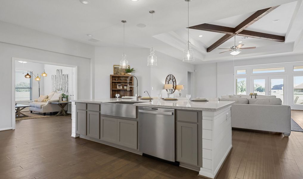 Charming sink in kitchen