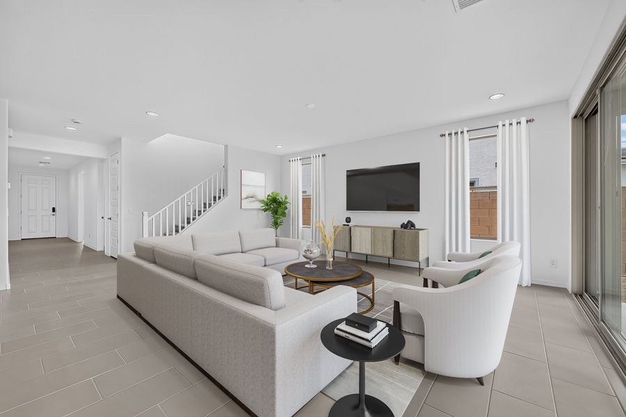 Furnished interior view inside a new home in Ladera Trails, Queen Creek (Image 7).