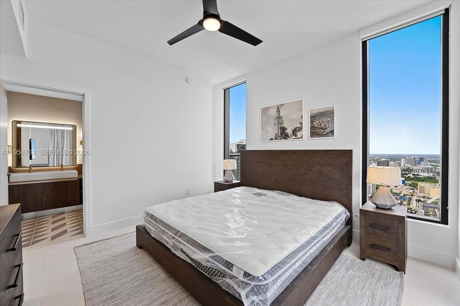 Furnished interior view inside a new home in , Miami (Image 13).