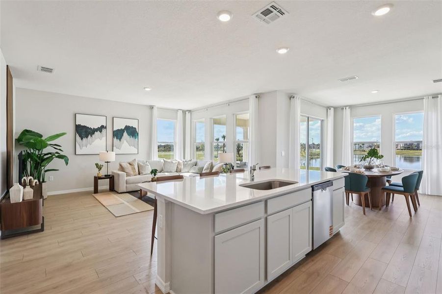 Furnished interior view inside a new home in Hawthorne Ranch, Lakeland (Image 27).