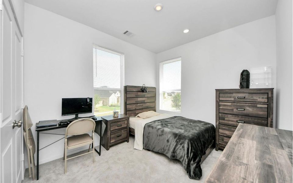 Furnished interior view inside a new home in Cross Creek West: Richmond Collection, Fulshear (Image 7).