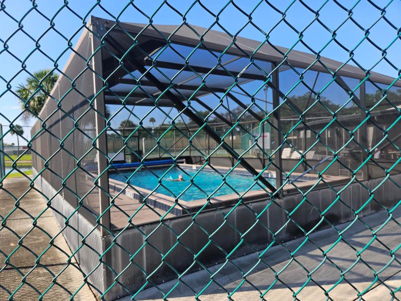 Screened in Community Pool Screened in Community Pool