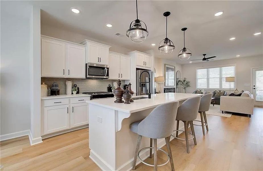 Furnished interior view inside a new home in , Kennesaw (Image 8).