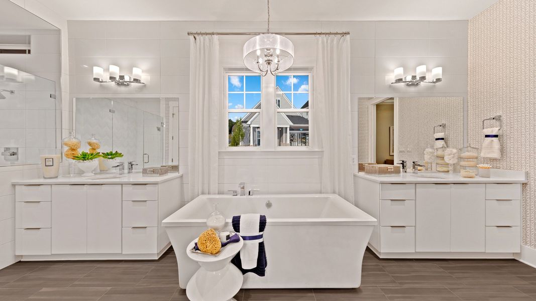 Representative furnished interior of a home built from the Unity by DRB Elevate. in Summerwind Crossing at Lakes of Cane Bay, Summerville (Image 12).