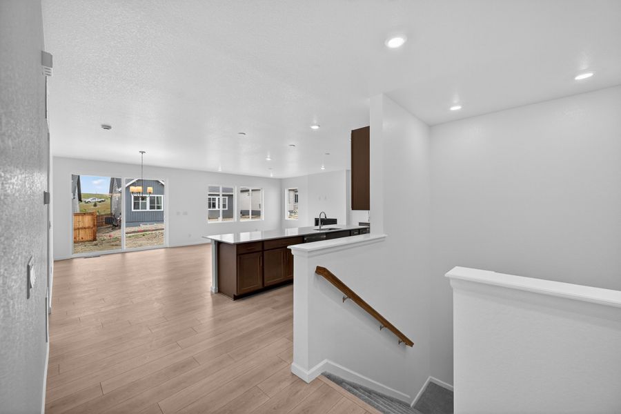 Furnished interior view inside a new home in Trailstone, Arvada (Image 14).