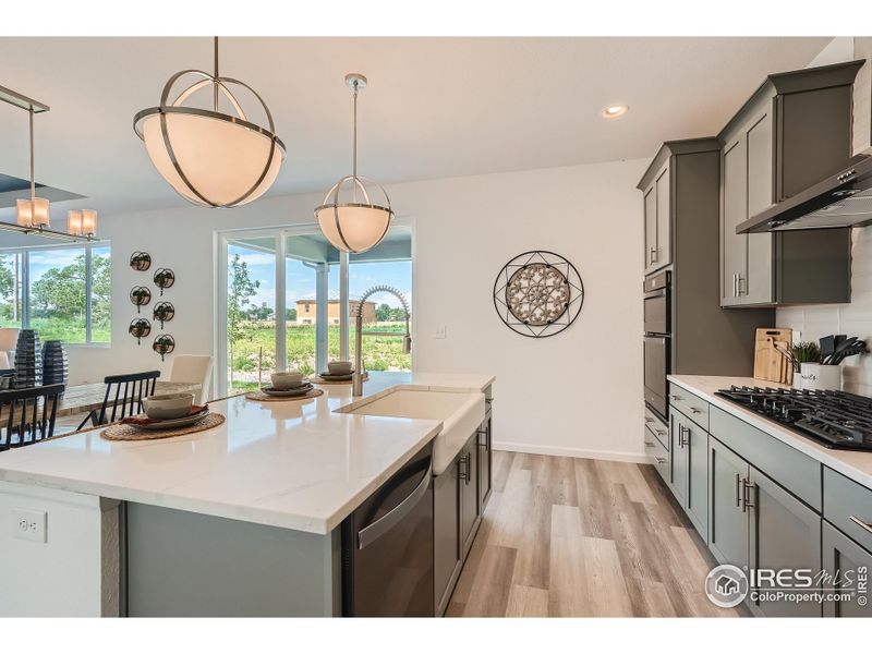 Furnished interior in a model home at Hidden Creek in Frederick (Image 17).
