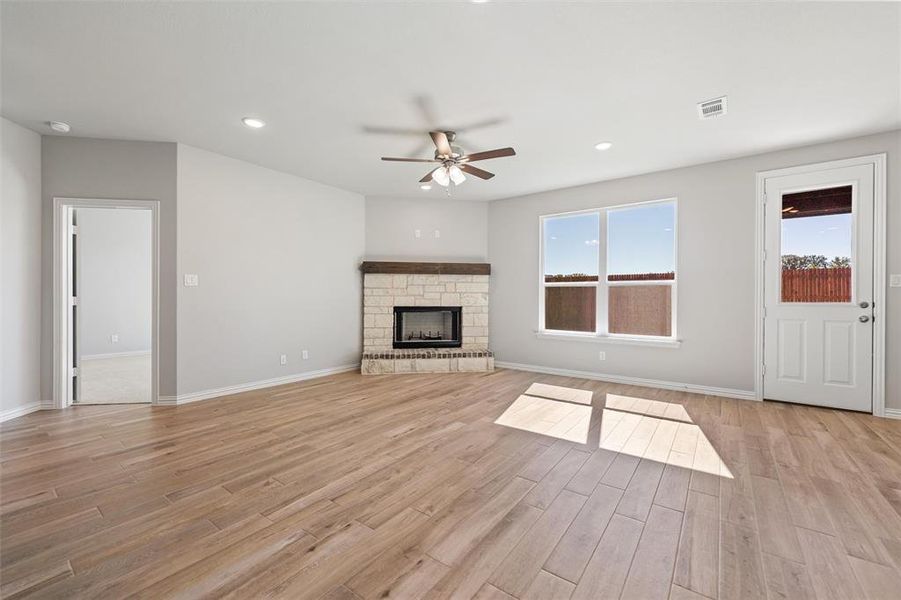 Spacious, unfurnished interior of a new home in Covenant Park, Springtown (Image 28). Spacious, unfurnished interior of a new home in Covenant Park, Springtown (Image 28).