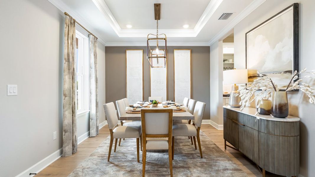 Furnished interior view inside a new home in Victoria Lakes, Odessa (Image 8).