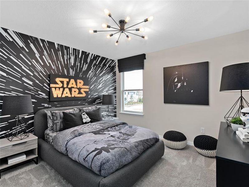 Furnished interior view inside a new home in EverBe, Orlando (Image 23). Furnished interior view inside a new home in EverBe, Orlando (Image 23).