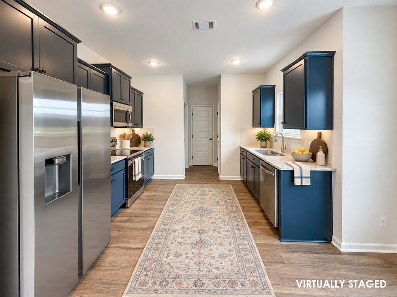 Furnished interior view inside a new home in Tranquil South, Hinesville (Image 10).