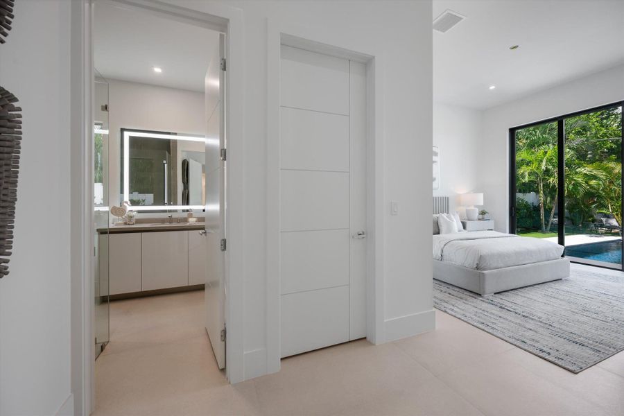 Furnished interior view inside a new home in , Boca Raton (Image 12).