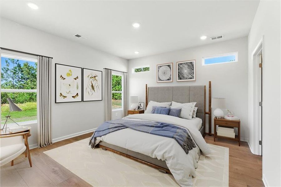 Furnished interior view inside a new home in , Rockmart (Image 3).