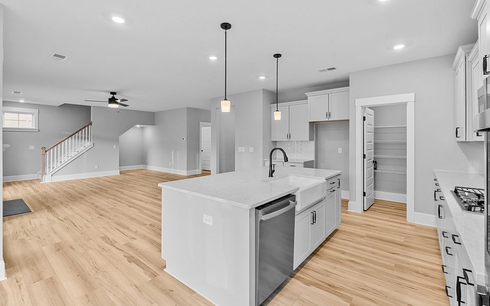 Furnished interior view inside a new home in Hanes Lake, Winston-Salem (Image 10).