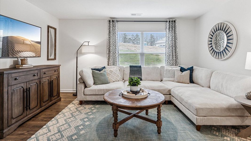 Furnished interior view inside a new home in Isabel Estates, Knoxville (Image 9). Furnished interior view inside a new home in Isabel Estates, Knoxville (Image 9).