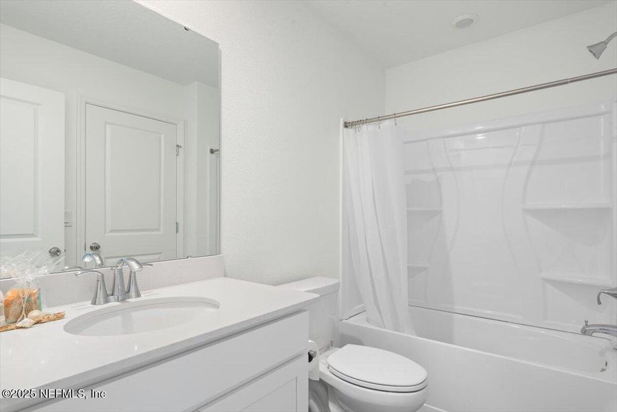 Furnished interior view inside a new home in Hardwick Farms: Hardwick Farms - Townhome Collection, Jacksonville (Image 5).