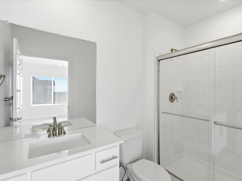 Furnished interior view inside a new home in Three Hills, Morrison (Image 10).
