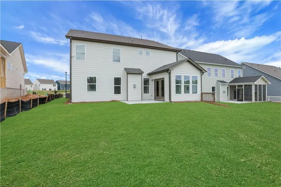 Exterior details and patio area of a home in , Loganville (Image 4).