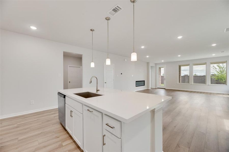 Furnished interior view inside a new home in Sutton Fields, Celina (Image 8).